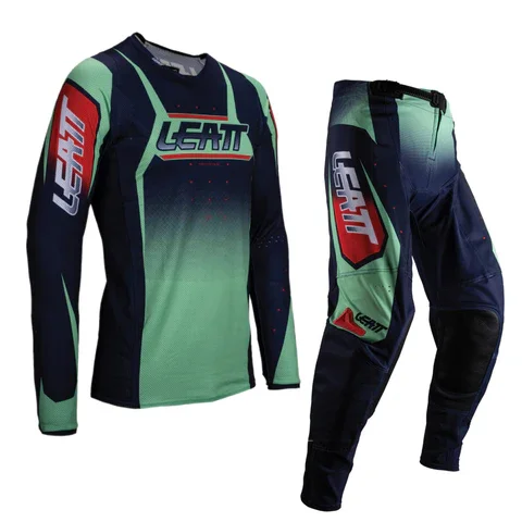 Conjunto Leatt Moto 4.5 Matcha 2025 Verde/Chumbo - Spinelli Motos